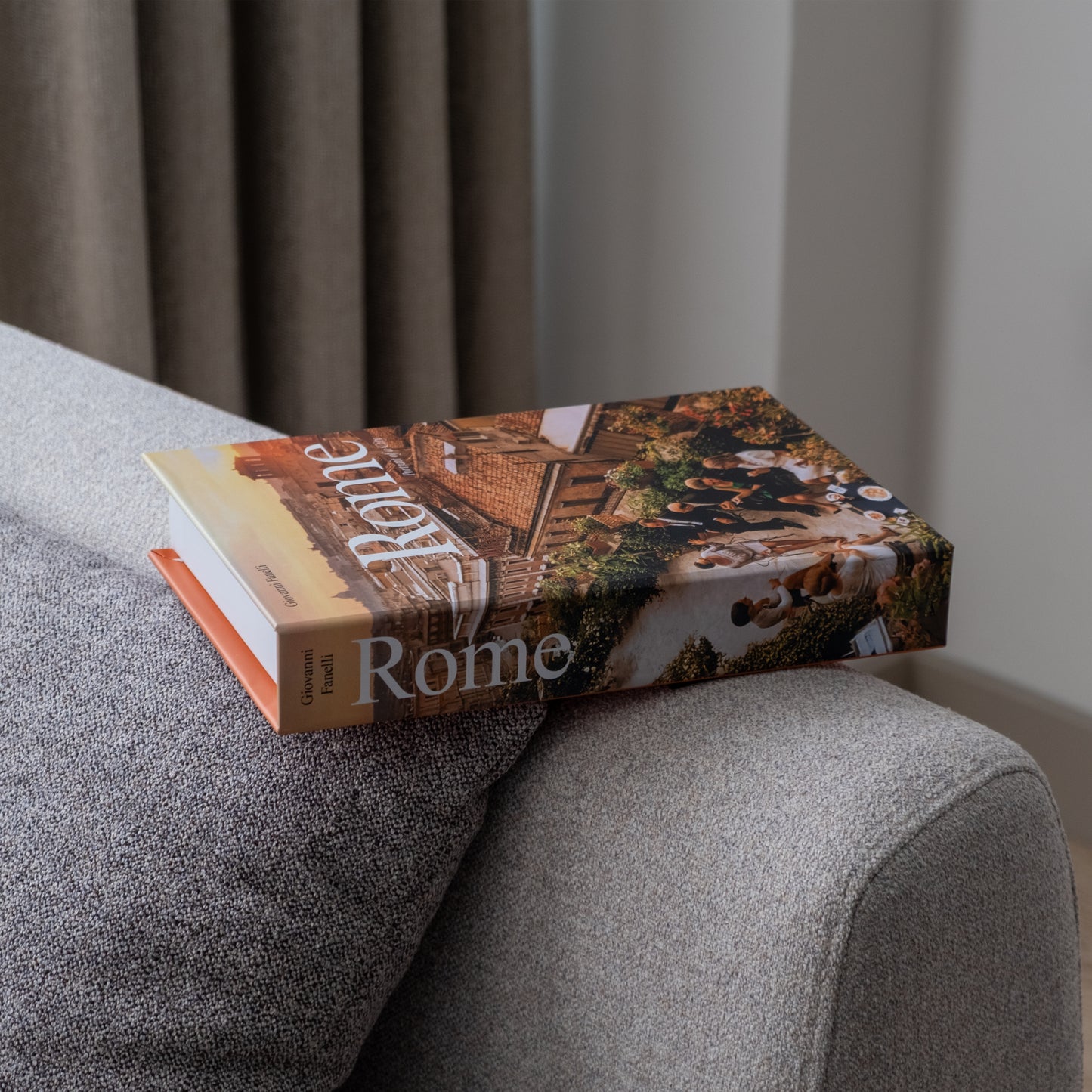 Vintage Roma Dekoratif Sahte Kitap Kutusu