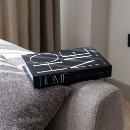 Siyah Modern Home Dekoratif Sahte Kitap Kutusu