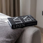 Siyah Linen Estetik Dekoratif Sahte Kitap Kutusu